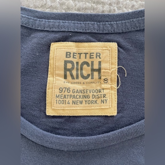 Women’s Blue T-shirt - size S - BETTER RICH - Picture 3 of 3